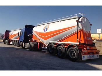 Semi-remorque citerne pour transport de ciment neuf LIDER 2022 MODEL NEW CEMENT TANKER: photos 3