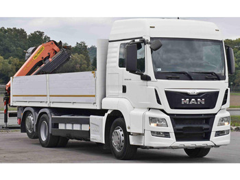 Camion plateau, Camion grue MAN TGS 26.440 * PRITSCHE 6,90 m + PK 16001 - K: photos 3 Camion plateau, Camion grue MAN TGS 26.440 * PRITSCHE 6,90 m + PK 16001 - K: photos 3