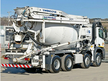 Camion malaxeur Mercedes-Benz AROCS 3743 * Betonpumpe + FUNK * 8x4 * TOP: photos 5