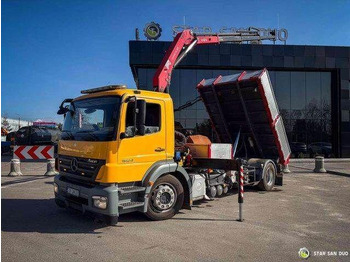 Camion benne, Camion grue Mercedes-Benz AXOR 1824 4x2 HMF 975 HDS Crane Rotator Kipper: photos 4 Camion benne, Camion grue Mercedes-Benz AXOR 1824 4x2 HMF 975 HDS Crane Rotator Kipper: photos 4