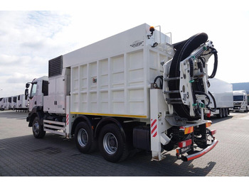 Camion hydrocureur Renault KERAX 450 / 6x4 / MTS SAUGBAGGER 3A11T /ASENIZACYJNY / ŁADOWARKA: photos 5