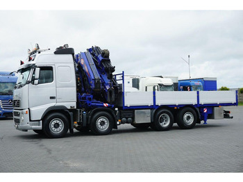 Camion plateau, Camion grue Volvo FH / 520 / 8 X 2 / SKRZYNIOWY + HDS / PM 85 SP + JIB J 1204 / WY: photos 5