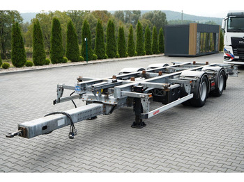 Remorque porte-conteneur/ Caisse mobile WECON