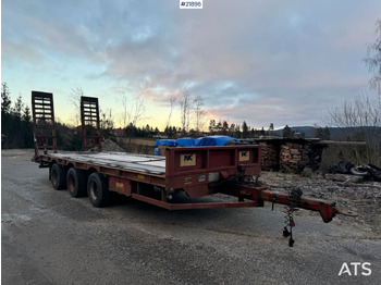 Remorque porte-engin surbaissée