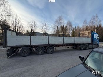 Semi-remorque plateau Tyllis L3 3-akslet Rettsemi m/ lemmer. Rep objekt: photos 3 Semi-remorque plateau Tyllis L3 3-akslet Rettsemi m/ lemmer. Rep objekt: photos 3