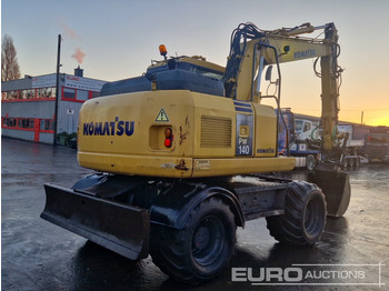Pelle sur pneus Komatsu PW140-7: photos 5