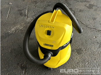 Matériel de chantier Unused Karcher WD3 Vacuum Cleaner, Elcenex Ash Vacuum Cleaner 18L / Aspirador, Aspirador Cenizas (Incomplete): photos 4