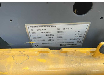 Transpalette Jungheinrich ERE120: photos 4