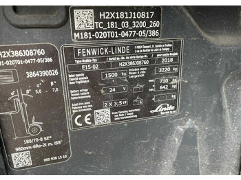 Chariot élévateur électrique Linde E15-02: photos 3