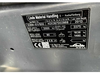 Chariot élévateur électrique Linde E20H-01/600: photos 4