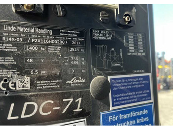Chariot à mât rétractable Linde R14X: photos 4