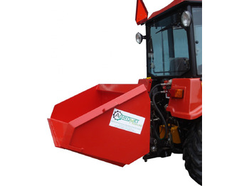 Godet pour chargeur pour Machine agricole Agromet bucket with hydraulics ŁH-1000 for tractor: photos 3