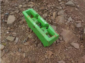 Contrepoids pour Machine agricole John Deere Front Weight Block: photos 1