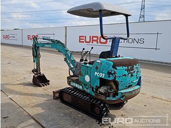 Mini pelle Komatsu PC07-2: photos 3