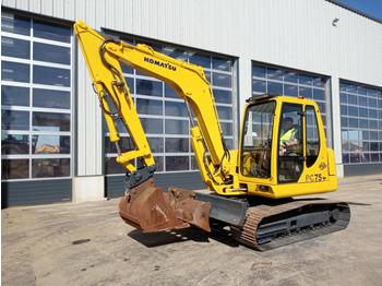 Mini pelle Komatsu PC75: photos 1