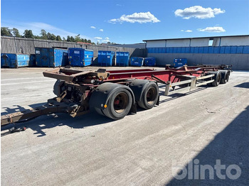 Remorque porte-conteneur/ Caisse mobile