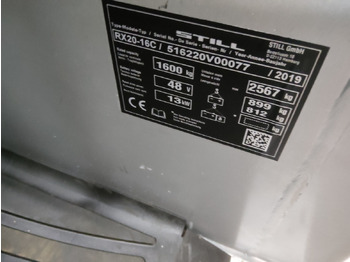 Chariot élévateur électrique STILL RX20-16C: photos 5