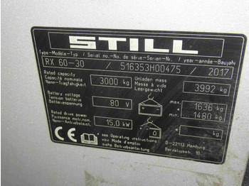 Chariot élévateur électrique Still RX60-30: photos 5