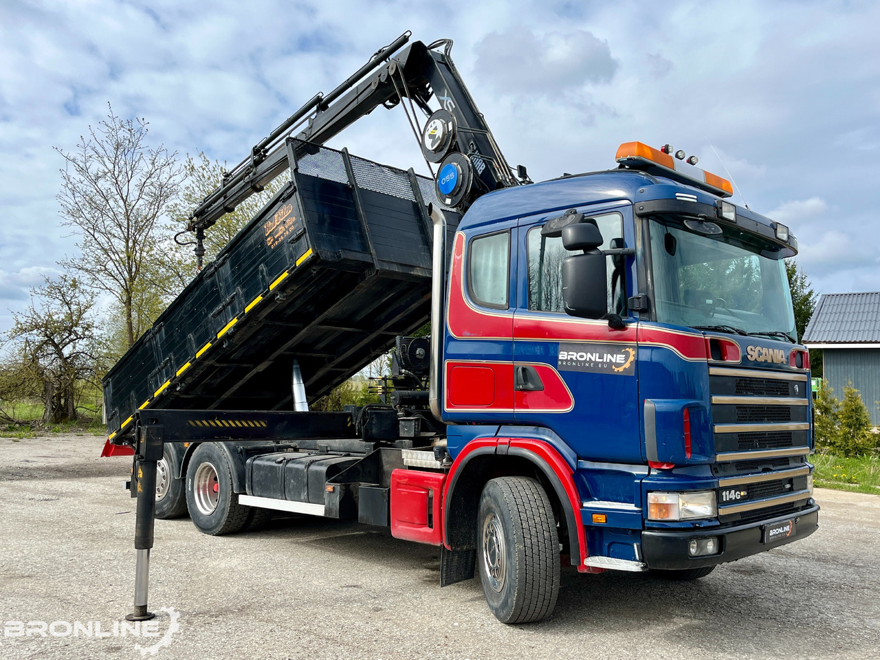 2002 SCANIA R114 6X2*4 Tipper+HIAB 166-e5 crane - Camion benne, Camion grue: photos 2 2002 SCANIA R114 6X2*4 Tipper+HIAB 166-e5 crane - Camion benne, Camion grue: photos 2