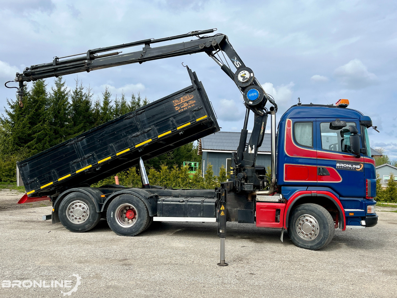2002 SCANIA R114 6X2*4 Tipper+HIAB 166-e5 crane - Camion benne, Camion grue: photos 4 2002 SCANIA R114 6X2*4 Tipper+HIAB 166-e5 crane - Camion benne, Camion grue: photos 4