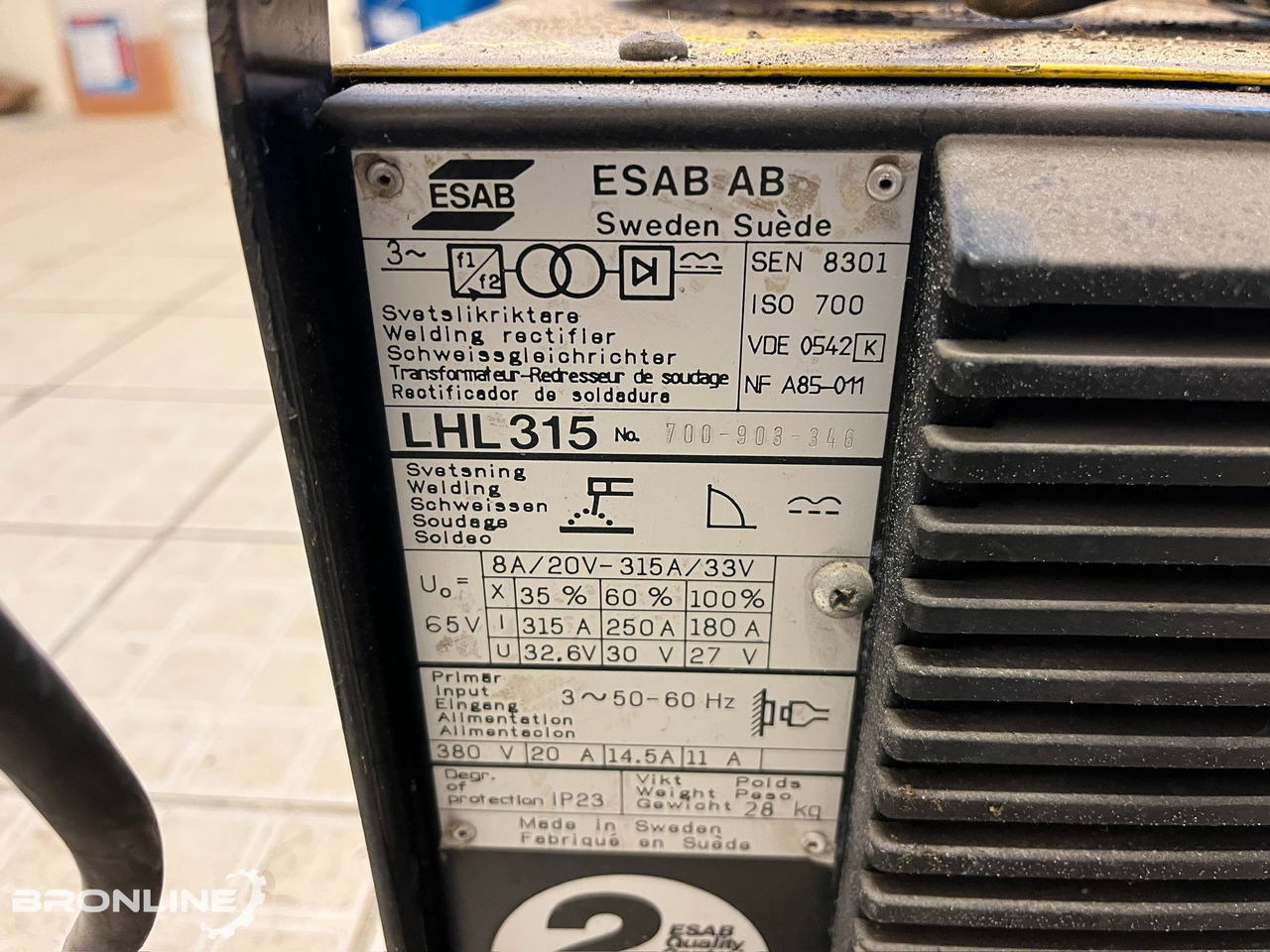 Esab LHL315 Keevitusaparaat - Equipement de soudage: photos 5 Esab LHL315 Keevitusaparaat - Equipement de soudage: photos 5