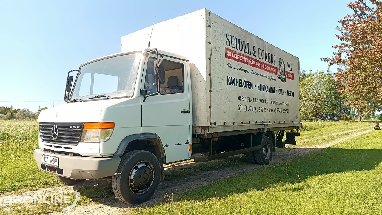 Mercedes-Benz Vario 812 4x2 tent box + lift N2 - Camion à rideaux coulissants: photos 1 Mercedes-Benz Vario 812 4x2 tent box + lift N2 - Camion à rideaux coulissants: photos 1