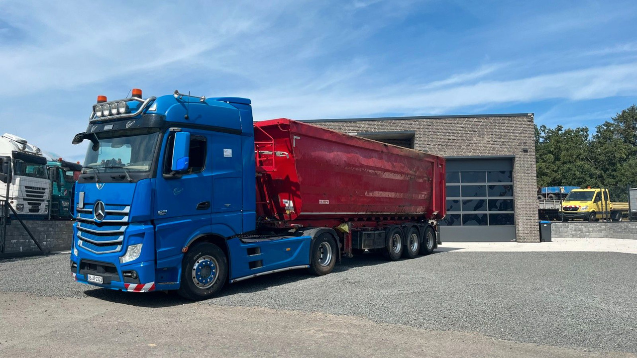 Kempf SKM 35/3 Kipper Mulde Lift Schrott Stahl 50m - Semi-remorque benne: photos 1 Kempf SKM 35/3 Kipper Mulde Lift Schrott Stahl 50m - Semi-remorque benne: photos 1