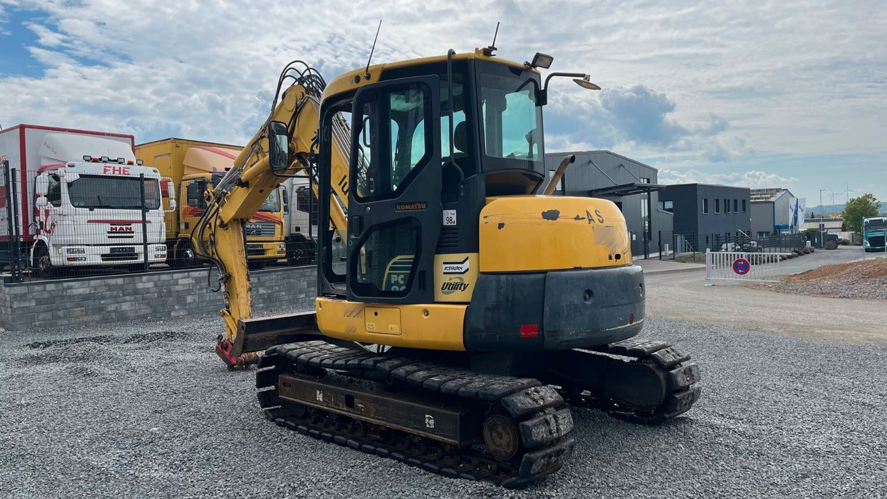 Komatsu PC80MR-3 PC80 Minibagger Verstellausleger - Mini pelle: photos 4 Komatsu PC80MR-3 PC80 Minibagger Verstellausleger - Mini pelle: photos 4
