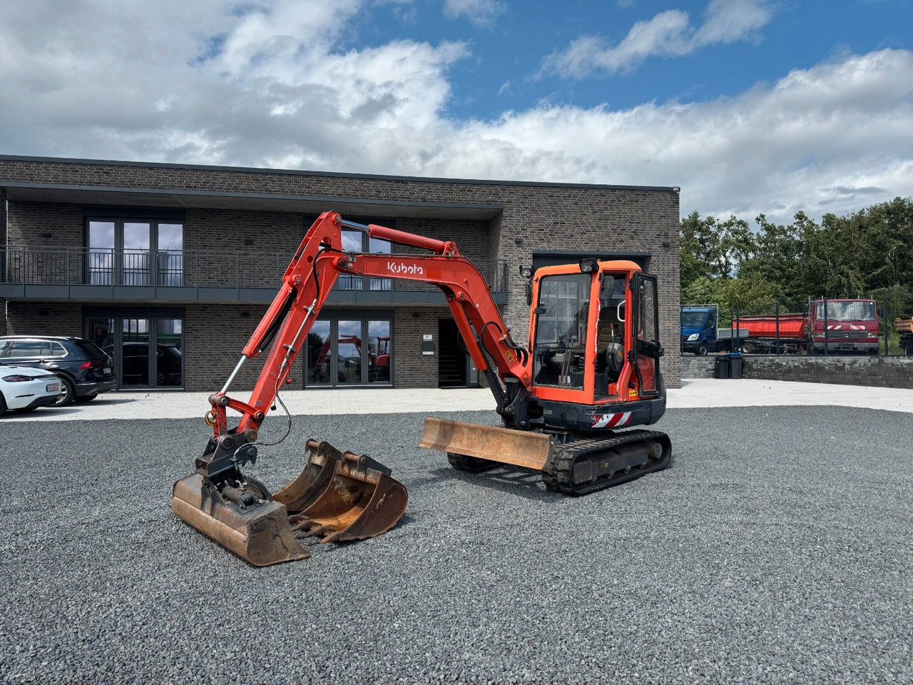 Kubota KX 121-3a KX121 Minibagger Monoausleger 3xLöffel - Mini pelle: photos 1 Kubota KX 121-3a KX121 Minibagger Monoausleger 3xLöffel - Mini pelle: photos 1