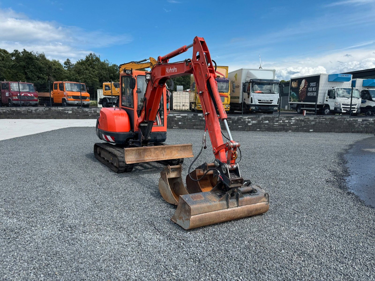 Kubota KX 121-3a KX121 Minibagger Monoausleger 3xLöffel - Mini pelle: photos 3 Kubota KX 121-3a KX121 Minibagger Monoausleger 3xLöffel - Mini pelle: photos 3