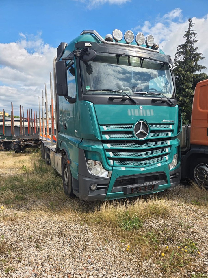Mercedes-Benz Actros 2648 Holztransporter Kran Vorbereitet - Camion grumier: photos 1 Mercedes-Benz Actros 2648 Holztransporter Kran Vorbereitet - Camion grumier: photos 1