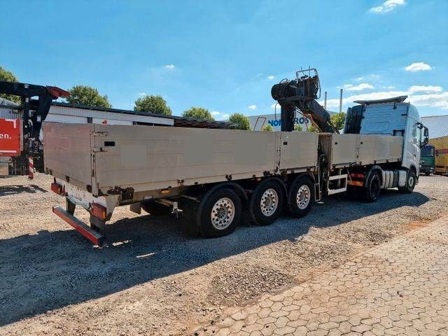 VM Trailers / Tri Axle crane Kran Hiab 095-1 - Semi-remorque plateau: photos 1 VM Trailers / Tri Axle crane Kran Hiab 095-1 - Semi-remorque plateau: photos 1