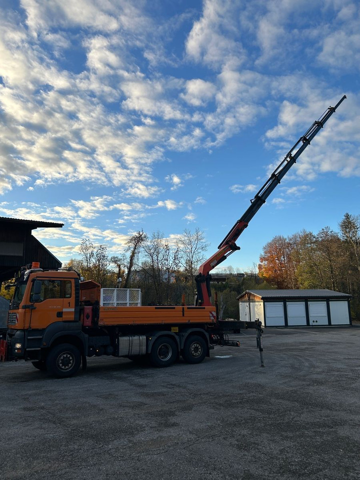 MAN TGA 28.400 6x-4BL Palfinger 23002 - Camion benne, Camion grue: photos 1 MAN TGA 28.400 6x-4BL Palfinger 23002 - Camion benne, Camion grue: photos 1