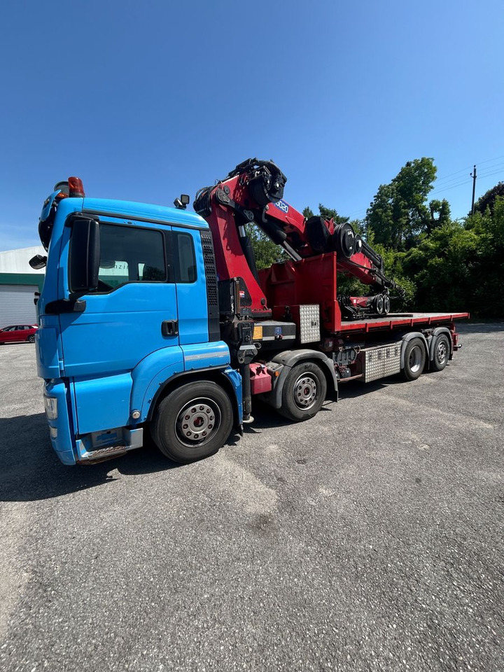 MAN TGS 8x2 mit HMF Kran 6020 Jip Winde - Camion grue: photos 1 MAN TGS 8x2 mit HMF Kran 6020 Jip Winde - Camion grue: photos 1
