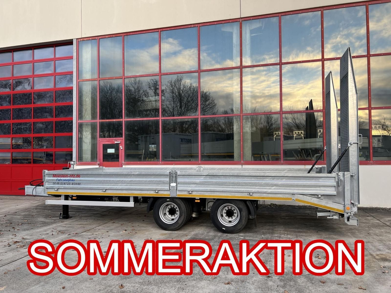 Möslein 19 t Tandemtieflader,Neufahrzeug - Remorque porte-engin surbaissée: photos 1 Möslein 19 t Tandemtieflader,Neufahrzeug - Remorque porte-engin surbaissée: photos 1