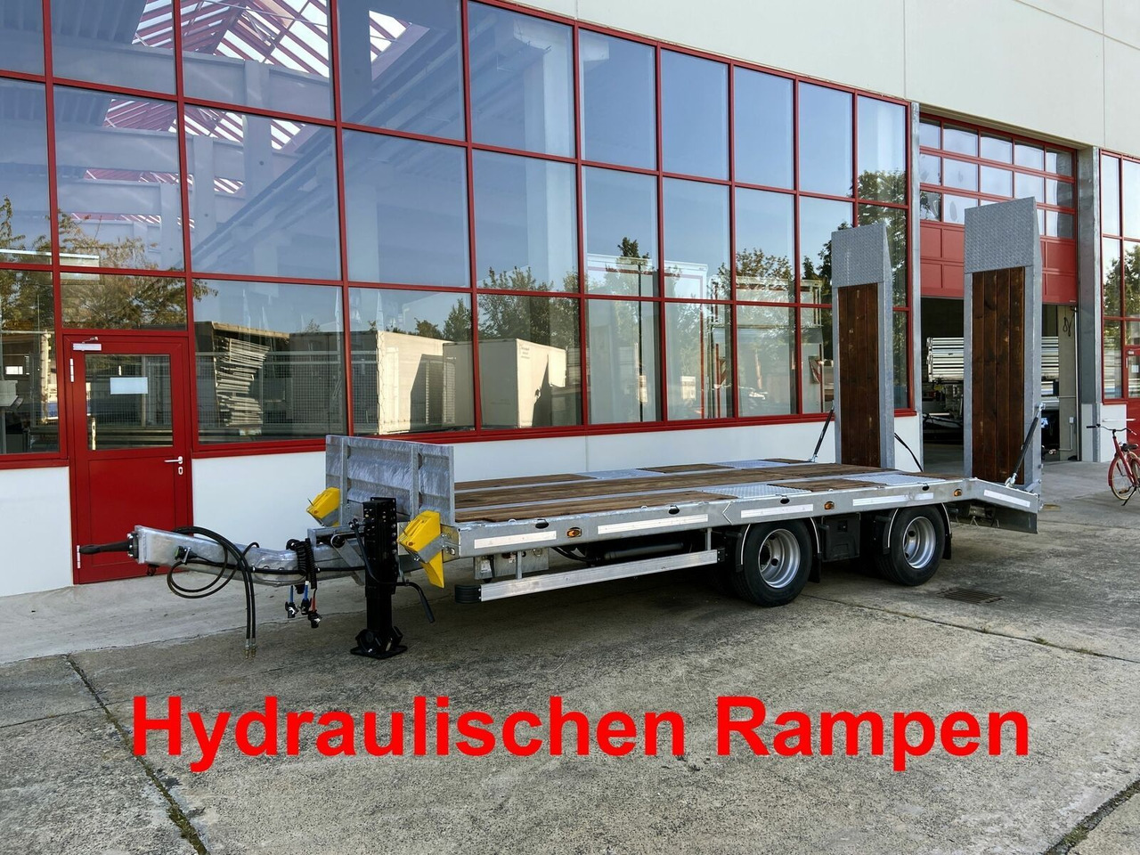 Möslein 21 t Tandemtieflader, hydr. Rampen, NEU - Remorque porte-engin surbaissée: photos 2 Möslein 21 t Tandemtieflader, hydr. Rampen, NEU - Remorque porte-engin surbaissée: photos 2