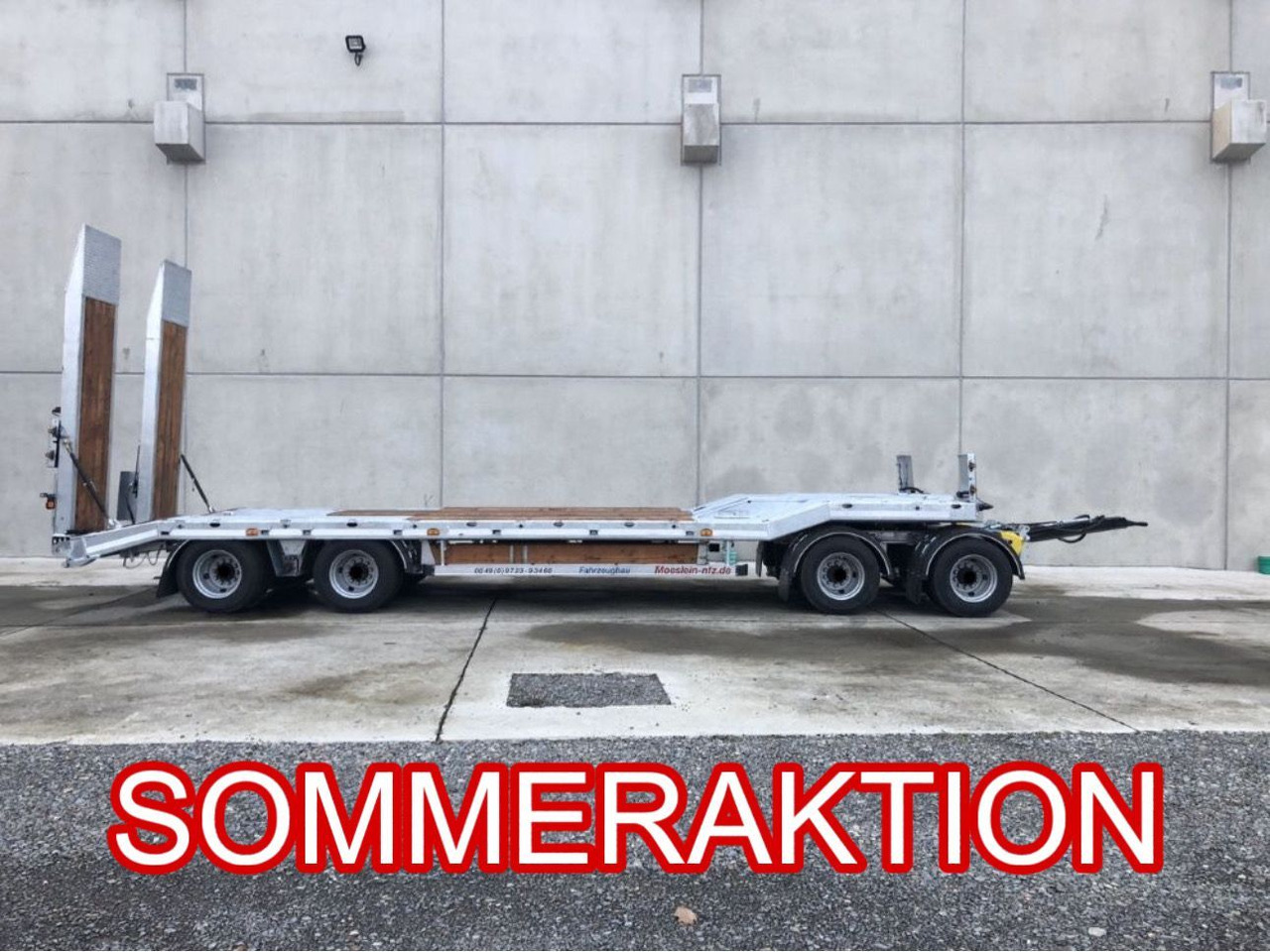 Möslein 4 Achs Tieflader- Anhänger, Neufahrzeug - Remorque porte-engin surbaissée: photos 1 Möslein 4 Achs Tieflader- Anhänger, Neufahrzeug - Remorque porte-engin surbaissée: photos 1
