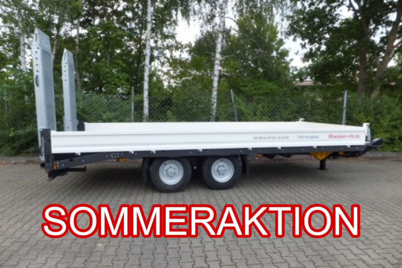 Möslein Neuer Tandemtieflader 13 t GG - Remorque porte-engin surbaissée: photos 1 Möslein Neuer Tandemtieflader 13 t GG - Remorque porte-engin surbaissée: photos 1