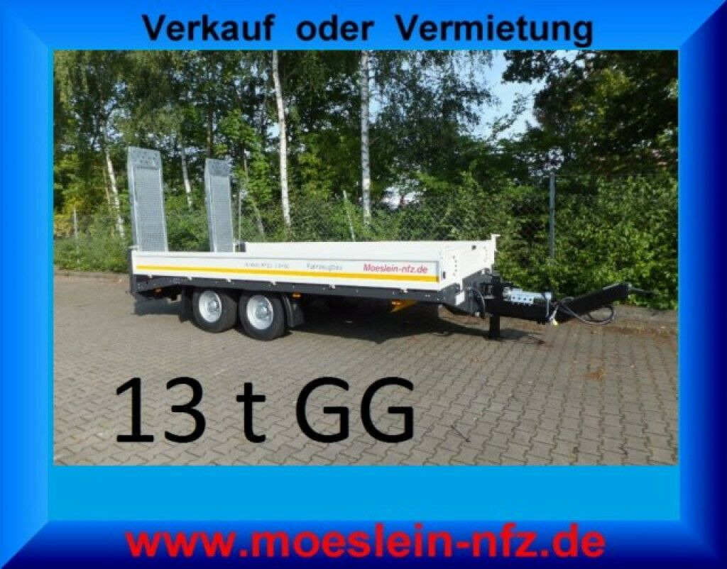 Möslein Neuer Tandemtieflader 13 t GG - Remorque porte-engin surbaissée: photos 2 Möslein Neuer Tandemtieflader 13 t GG - Remorque porte-engin surbaissée: photos 2