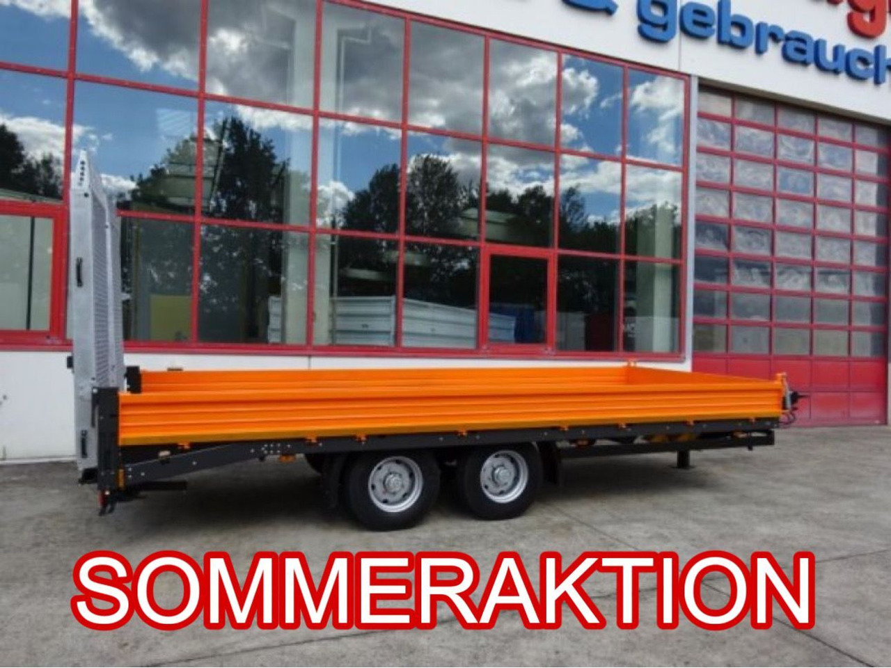 Möslein Neuer Tandemtieflader - Remorque porte-engin surbaissée: photos 1 Möslein Neuer Tandemtieflader - Remorque porte-engin surbaissée: photos 1