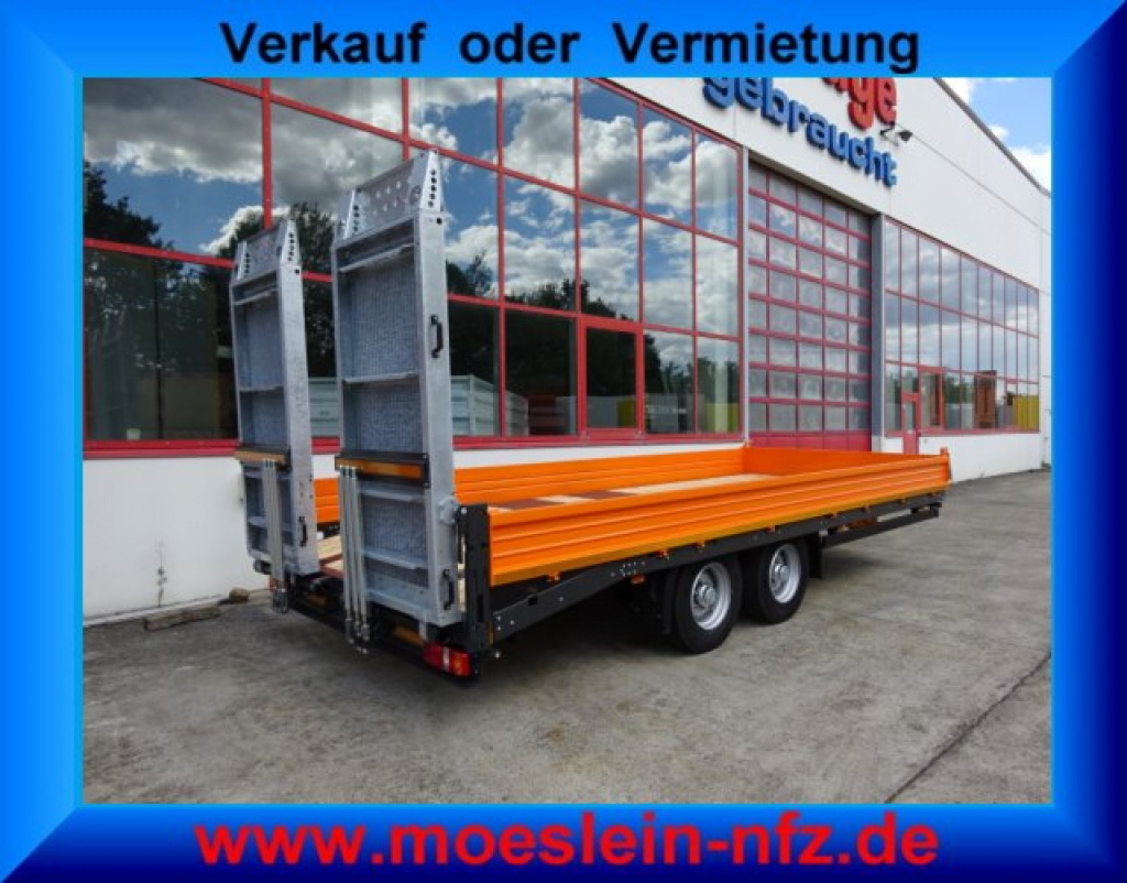 Möslein TTT 11-6,2 BR Orange Tandemtieflader mit breiten RampenNeufahrzeug - Remorque porte-engin surbaissée: photos 1 Möslein TTT 11-6,2 BR Orange Tandemtieflader mit breiten RampenNeufahrzeug - Remorque porte-engin surbaissée: photos 1