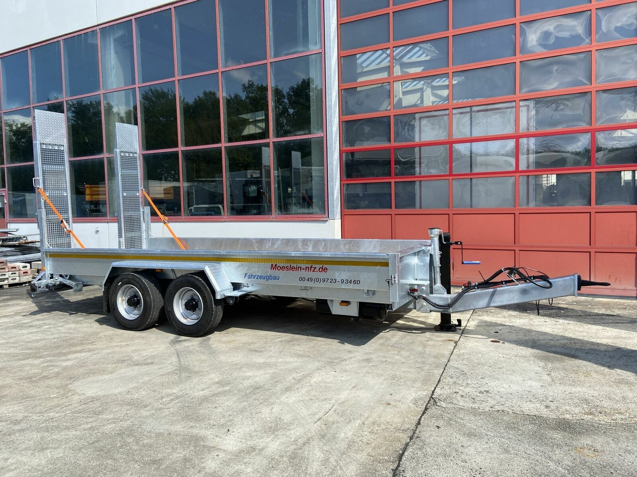 Möslein Tandemtieflader5,50 m x 2 m, Feuerverzinkt - Remorque porte-engin surbaissée: photos 2 Möslein Tandemtieflader5,50 m x 2 m, Feuerverzinkt - Remorque porte-engin surbaissée: photos 2