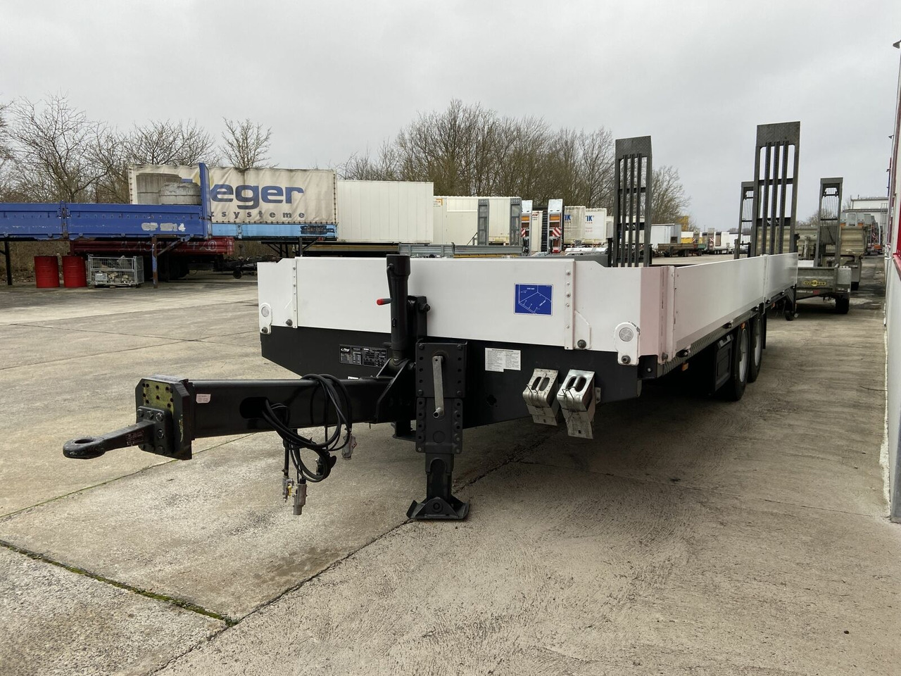 Tandemtieflader 7 m LadeflächeNeuwertig - Remorque porte-engin surbaissée: photos 5 Tandemtieflader 7 m LadeflächeNeuwertig - Remorque porte-engin surbaissée: photos 5