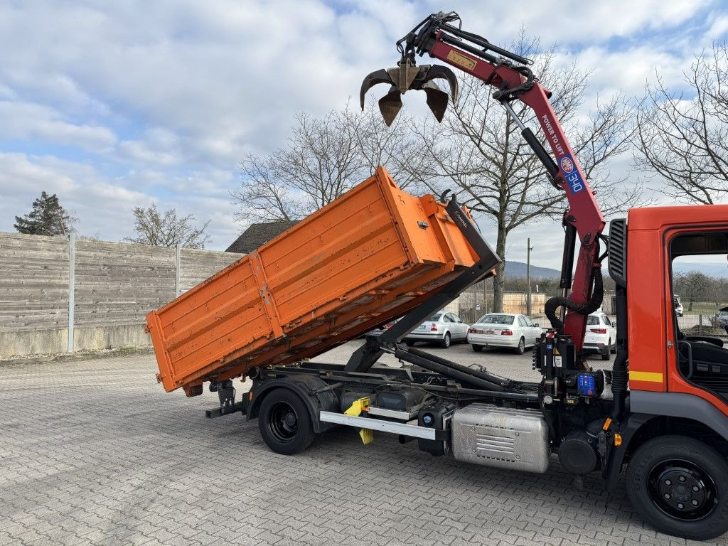Camion ampliroll, Camion grue DAF FA LF 180 8t / Abrollkipper, Ladekran   Containe: photos 8