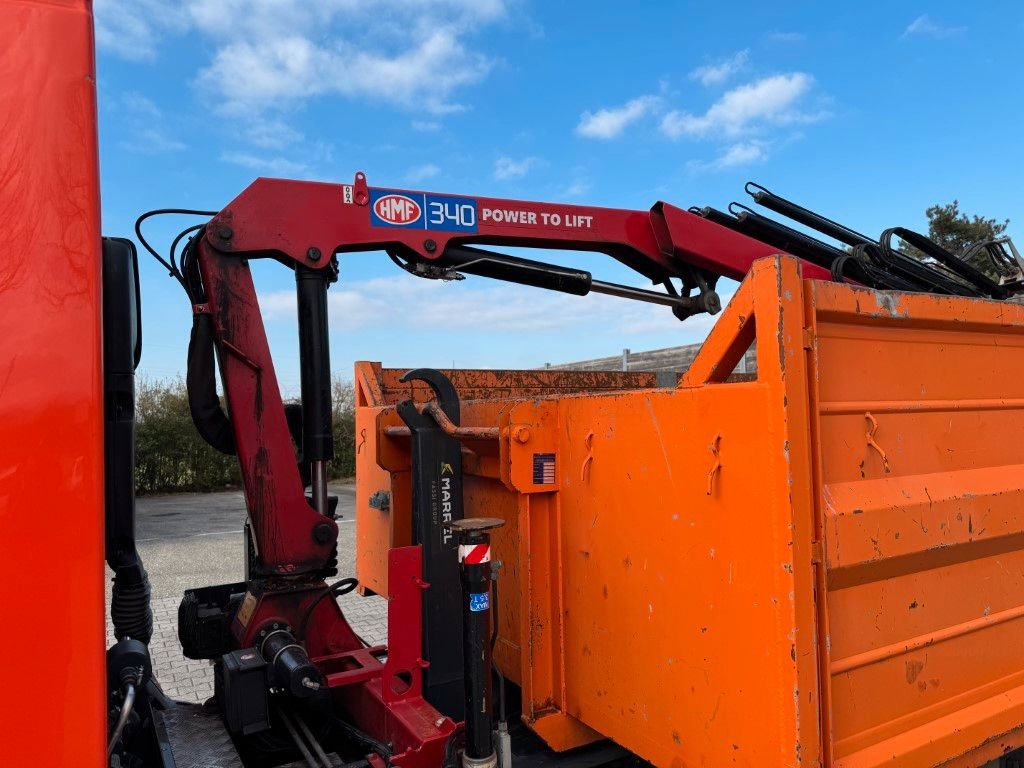 Camion ampliroll, Camion grue DAF FA LF 180 8t / Abrollkipper, Ladekran   Containe: photos 22