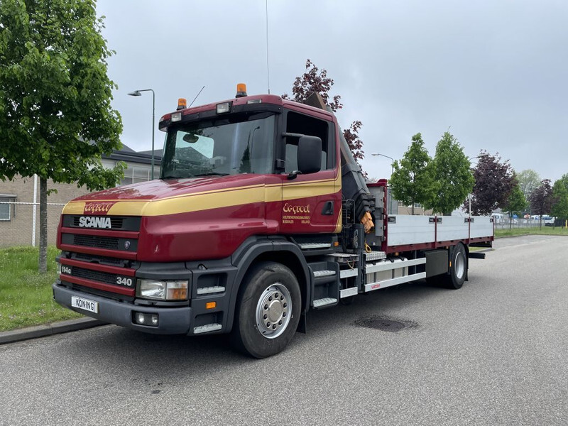 Scania T114-340 TORPEDO + KRAAN - Camion grue: photos 1 Scania T114-340 TORPEDO + KRAAN - Camion grue: photos 1