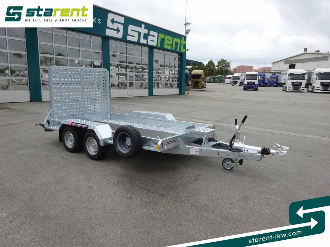 Brian James Trailers Digger Plant Schwerlast-Rampe - Remorque porte-voitures: photos 3 Brian James Trailers Digger Plant Schwerlast-Rampe - Remorque porte-voitures: photos 3