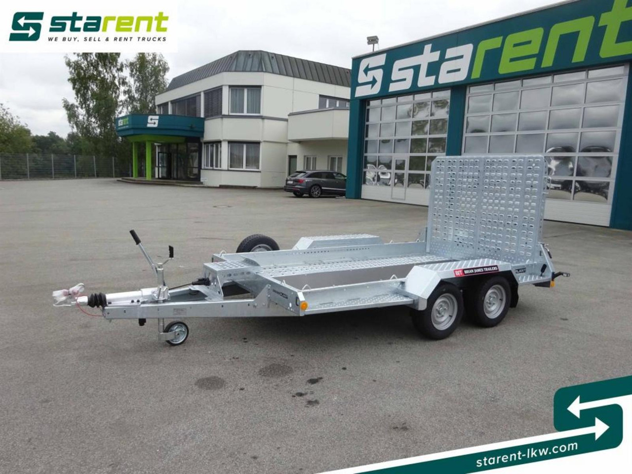 Brian James Trailers Digger Plant Schwerlast-Rampe - Remorque porte-voitures: photos 1 Brian James Trailers Digger Plant Schwerlast-Rampe - Remorque porte-voitures: photos 1