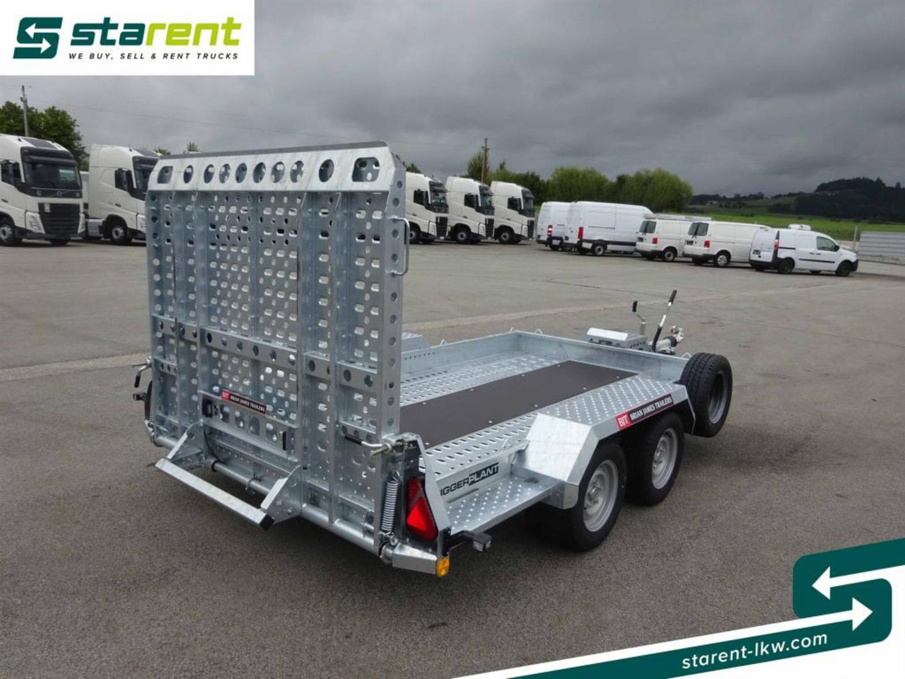 Brian James Trailers Digger Plant Schwerlast-Rampe - Remorque porte-voitures: photos 5 Brian James Trailers Digger Plant Schwerlast-Rampe - Remorque porte-voitures: photos 5