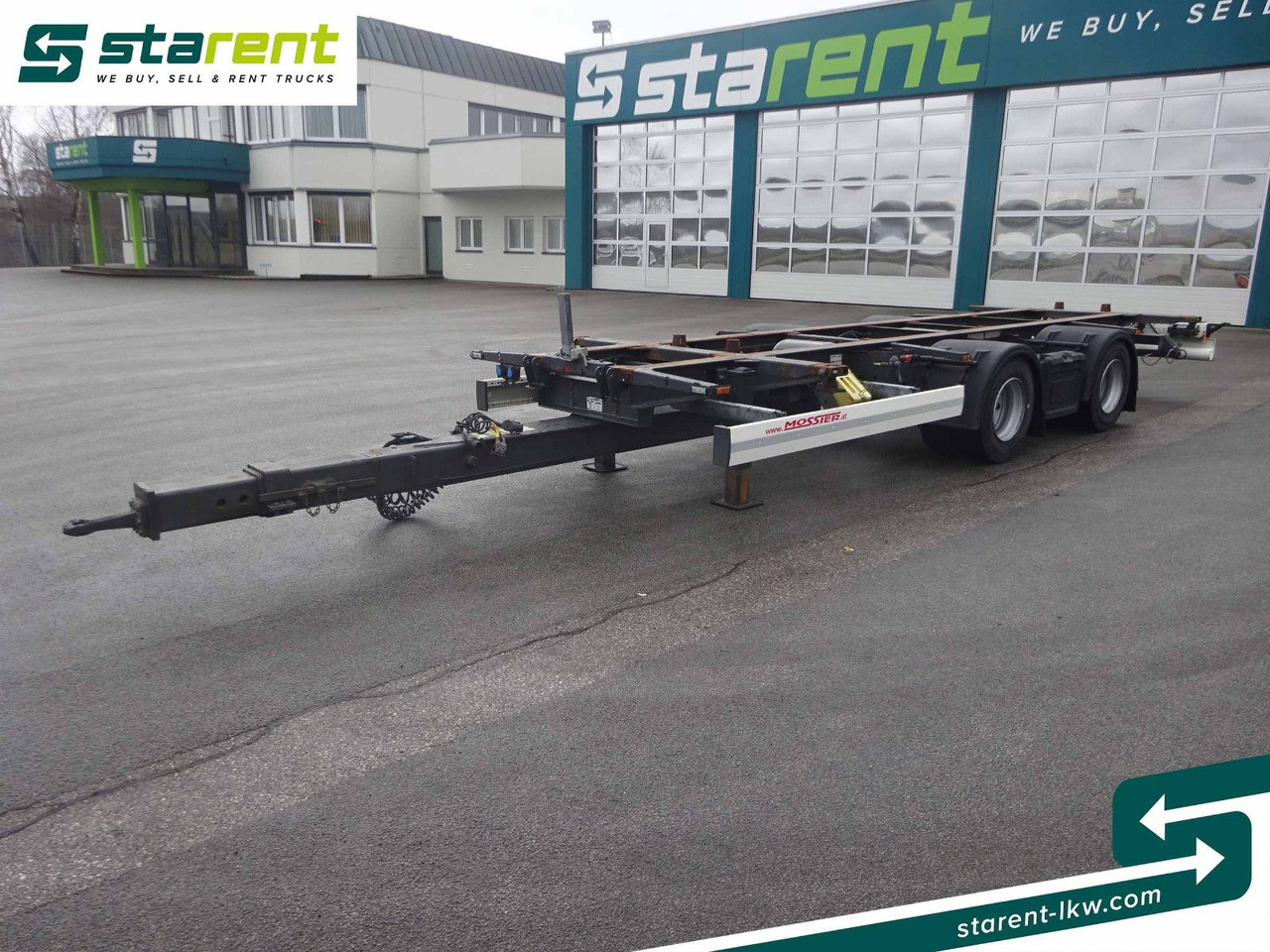 Krone Jumbotandemlafette, BDF Wechselrahmen - Remorque porte-conteneur/ Caisse mobile: photos 1 Krone Jumbotandemlafette, BDF Wechselrahmen - Remorque porte-conteneur/ Caisse mobile: photos 1